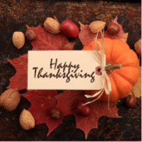 November 27: Week of Thanksgiving