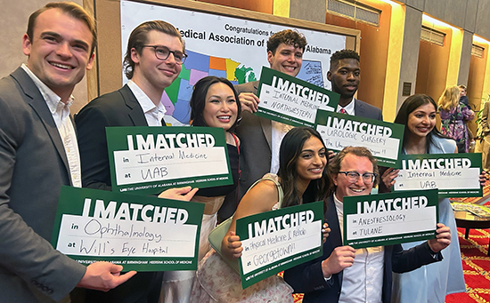 UAB Medical Students Celebrate 2025 Match Day