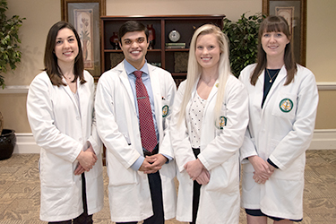 2019 Primary Care Scholars - Drs. Anne Wagstaff, Salmaan Kamal, Hilary Ragsdale and Kelly McMaster