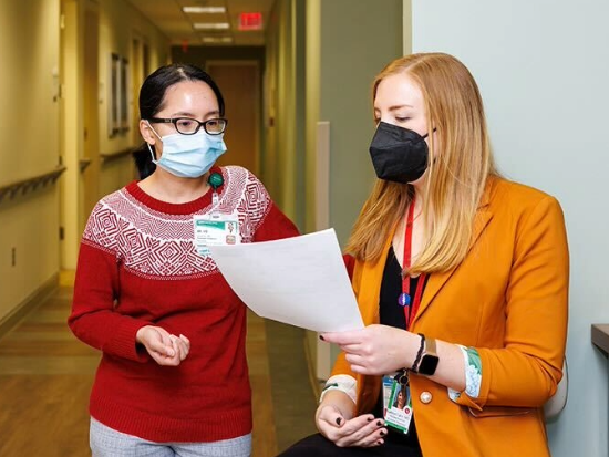 Quynh Vo, M.D. and Kathryn Lalor, M.D.