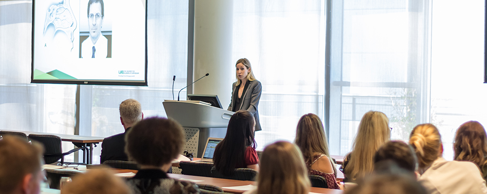 Dr. Lauren Rotman presents at the 2017 Galbraith Scientific Section.