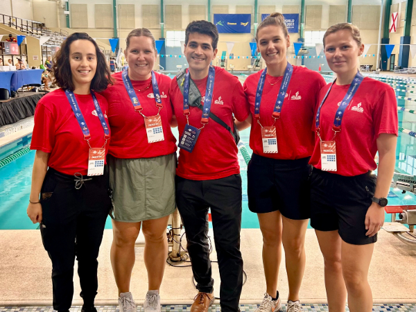 A group of medical providers at the World Police and Fire Games