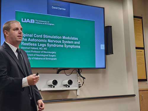 Dr. Marshall Holland at the University of Minnesota 