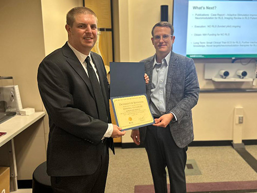 Dr. Marshall Holland at the University of Minnesota 