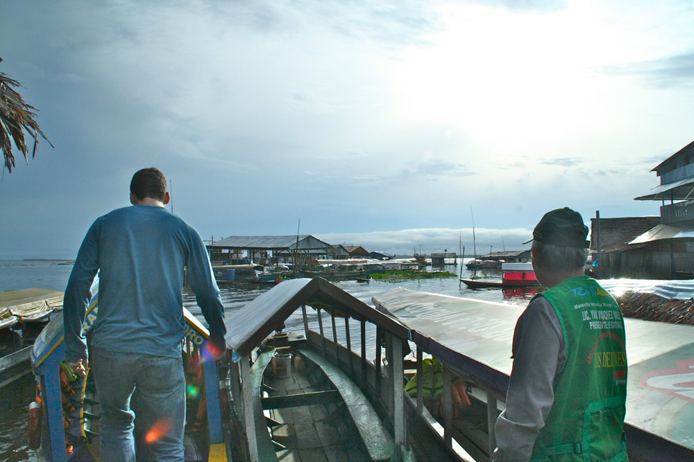 Launching into the Nanay River