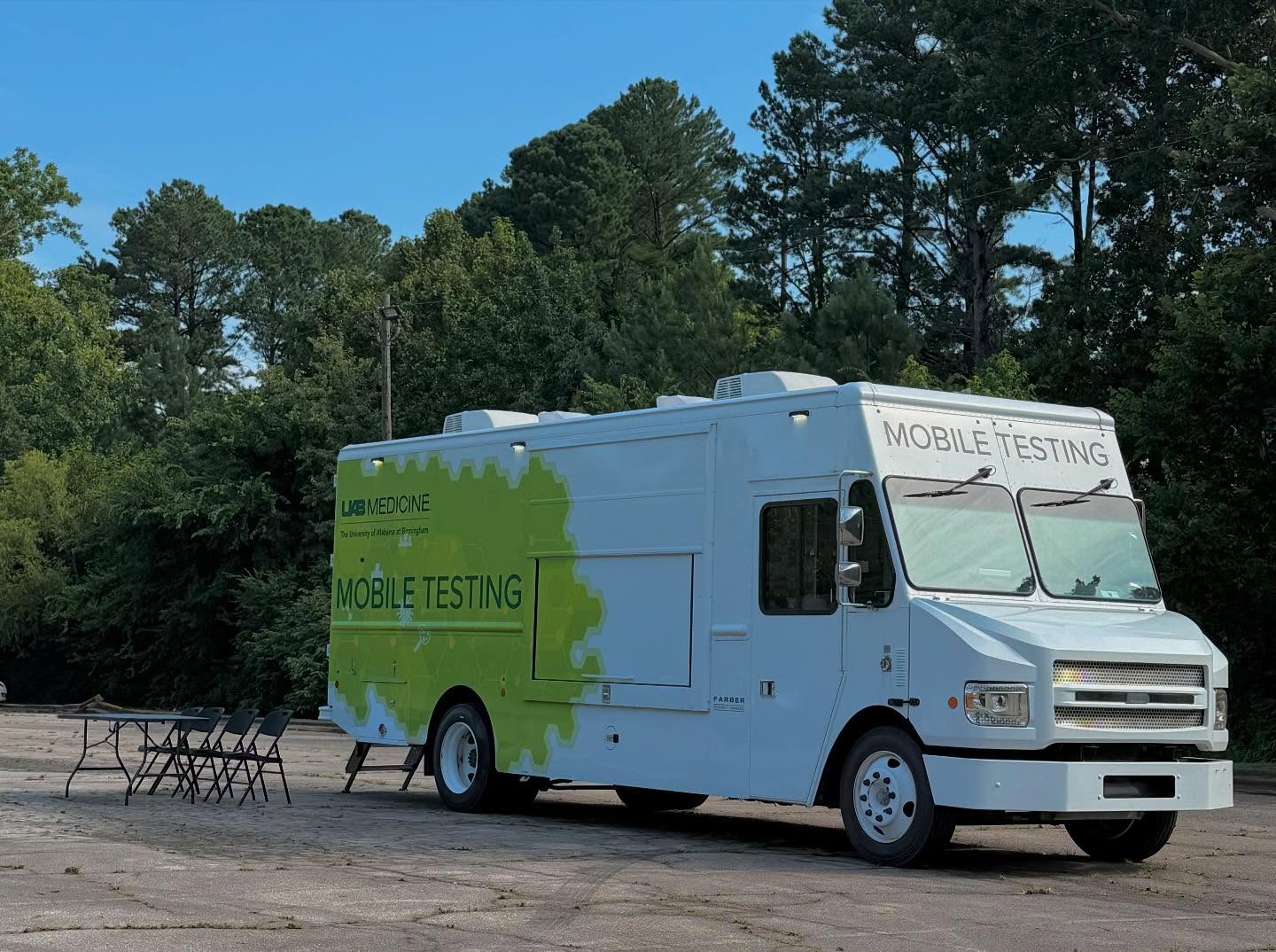 EAB mobile testing truck