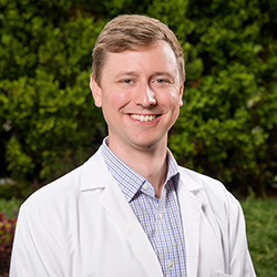 Dept. of PM&R PGY 4 resident David Berry, D.O.