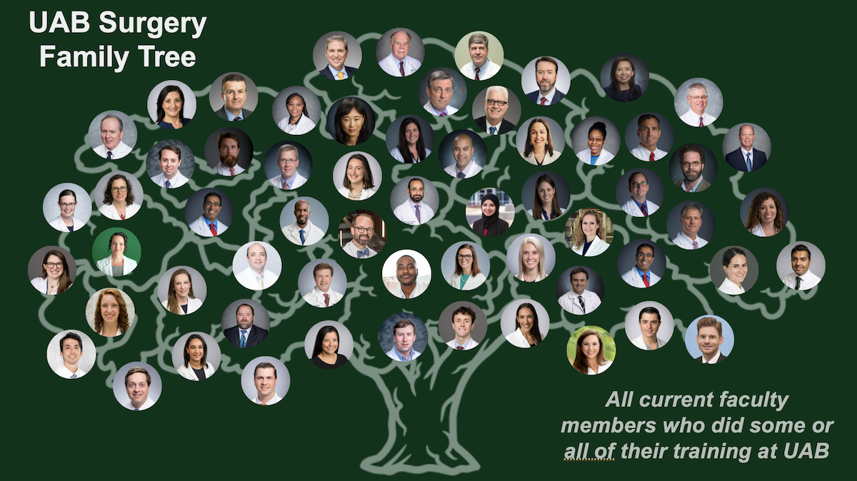UAB Surgery Family Tree