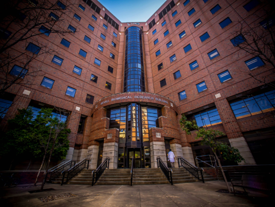 Outside image of Bevill Biomedical Research Building at UAB