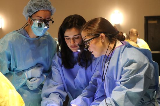 Lab participants at the UAB Facial Plastic and Reconstructive Surgery Course