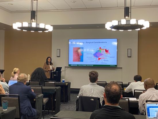 Dr. Natalie Derise presents at the UAB Facial Plastic and Reconstructive Surgery Course