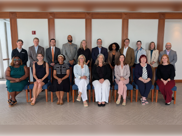 Group portrait of 19 individuals making up the 13th cohort of the UAB Medicine Institute for Leadership