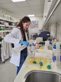 kyra in a lab