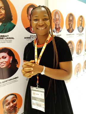 Mary Glory N. Ngong at the 2026 ADHS Conference.