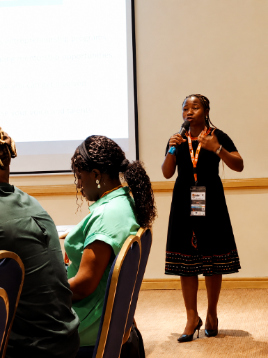 Mary Glory N. Ngong presenting at the 2026 ADHS Conference