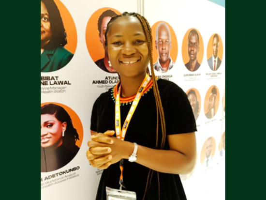 Mary Glory N. Ngong at the 2026 ADHS Conference.