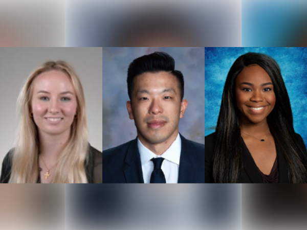 Headshots of Megan Coffin, M.D., Justin Ly, M.D., and Acara Turner, M.D.