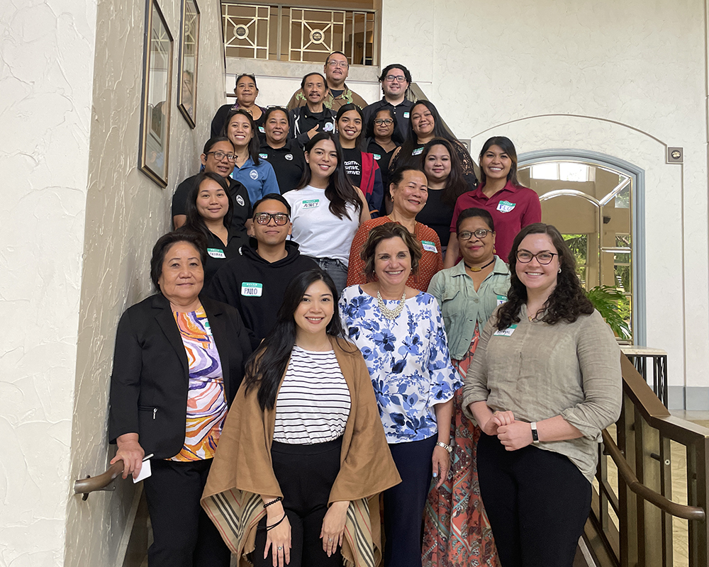 Dr. Scarinci with Community Health Workers and volunteers in Guam