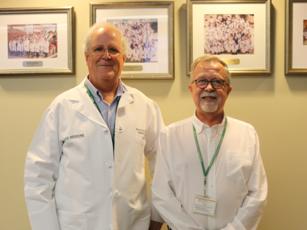 Dr. Standaert and Randall Foster