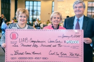 BCRFA presents its largest donation to UAB Cancer Center