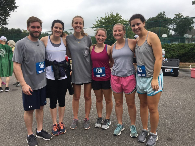 Hamilton LC running at the Equal Access Birmingham 5k fundraiser