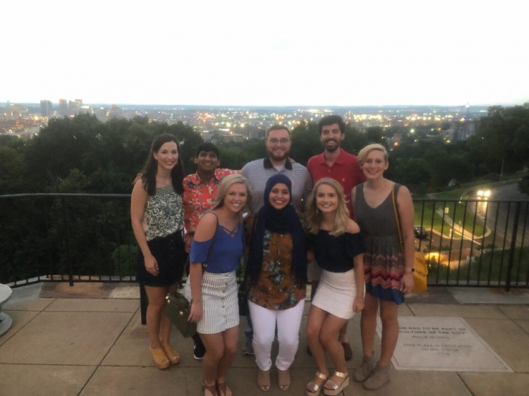 Hirschowitz celebrating the White Coat Weekend at the Vulcan Park & Museum