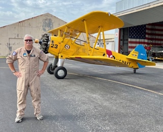 Steve Glenn and the Stearman