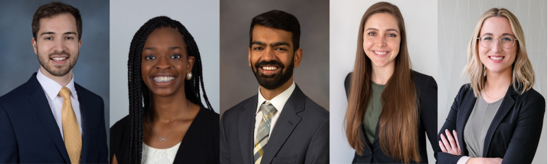 Drs. Mark Johnson, Ngozi Ogburu-Ogbonnaya, Kaval Patel, Katharine Weintraub, and Alicia Woock