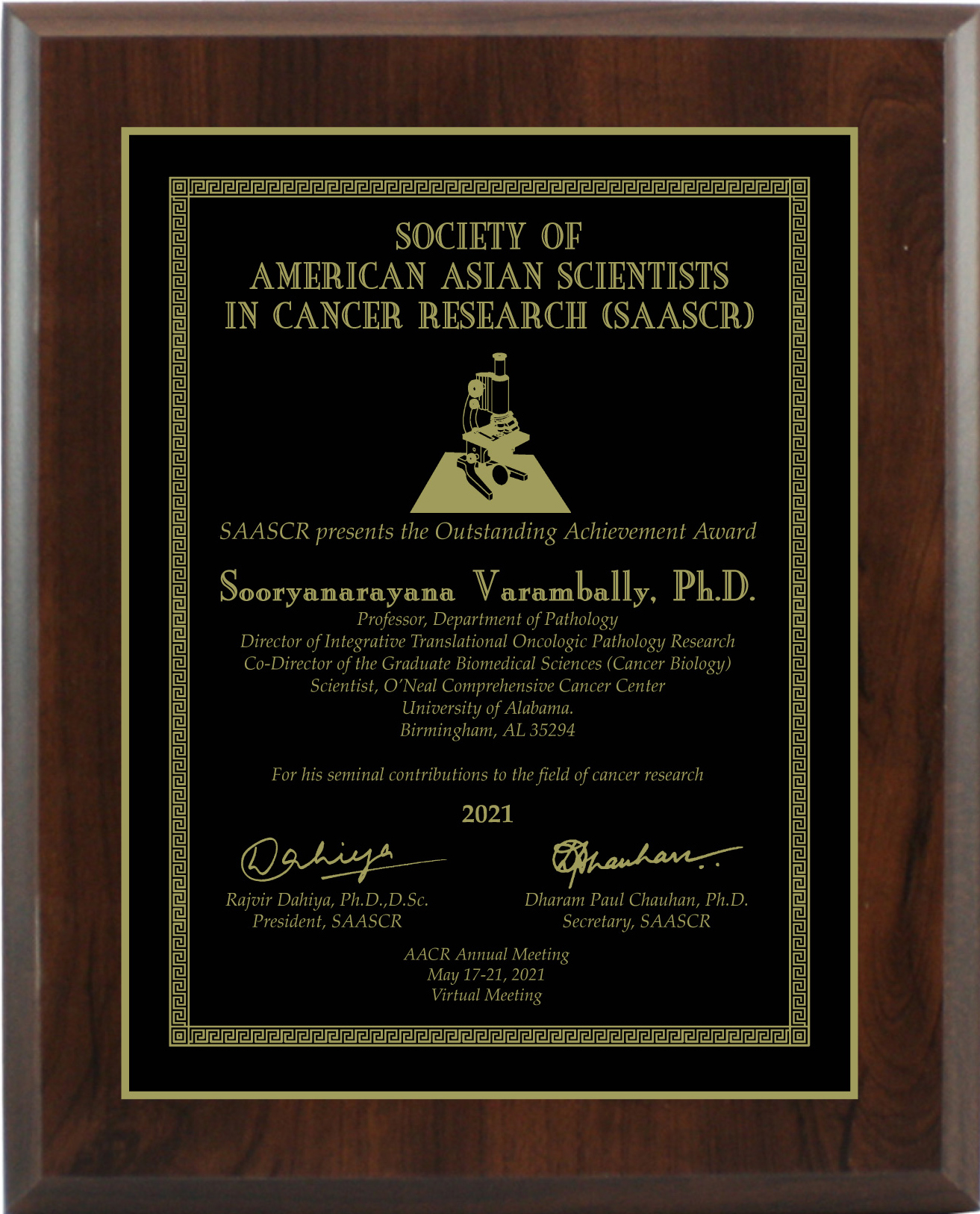 Cancer Research Award