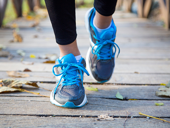 stock image of person running, embracing lifestyle psychiatry