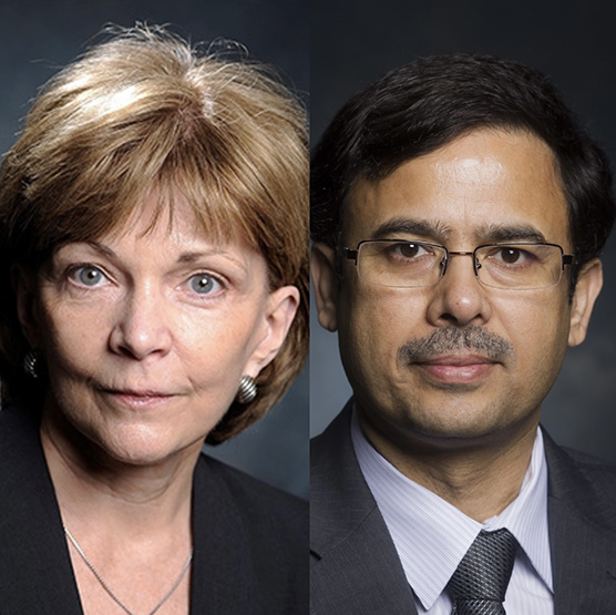 Adrienne Lahti, M.D. (first), Yogesh Dwivedi, Ph.D. (second)