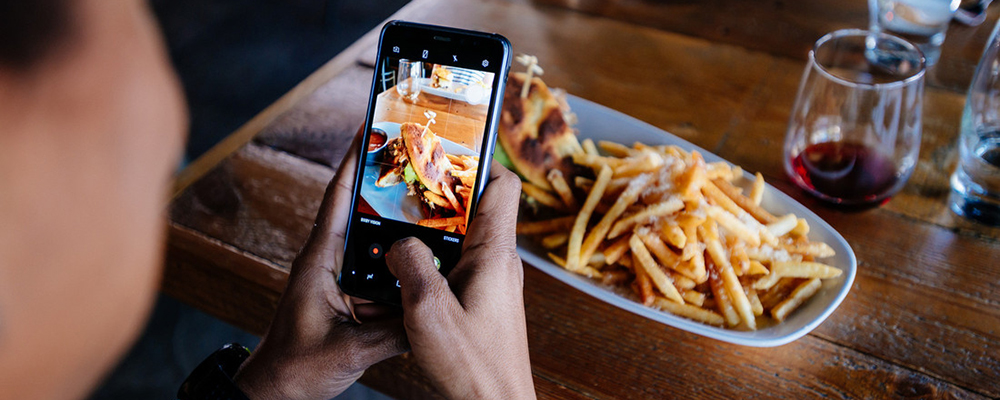 A picture-worthy entree from Chez Fon Fon