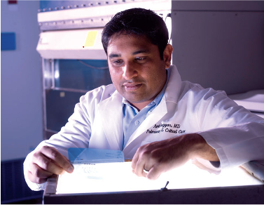 our leaders header image amit gaggar in lab