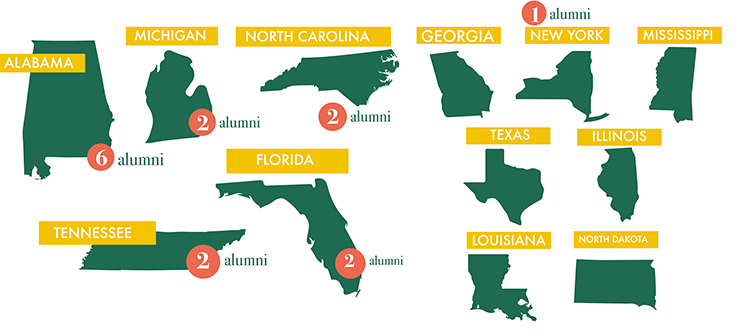 Vascular Alumni Map