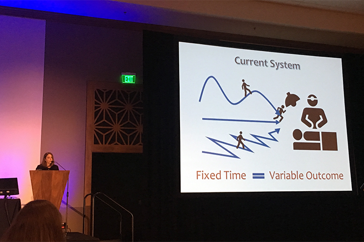 The Division of Surgical Oncology's Dr. Brenessa Lindeman speaks on EPAs at the 2018 Surgical Education Week meeting in Austin, Texas.