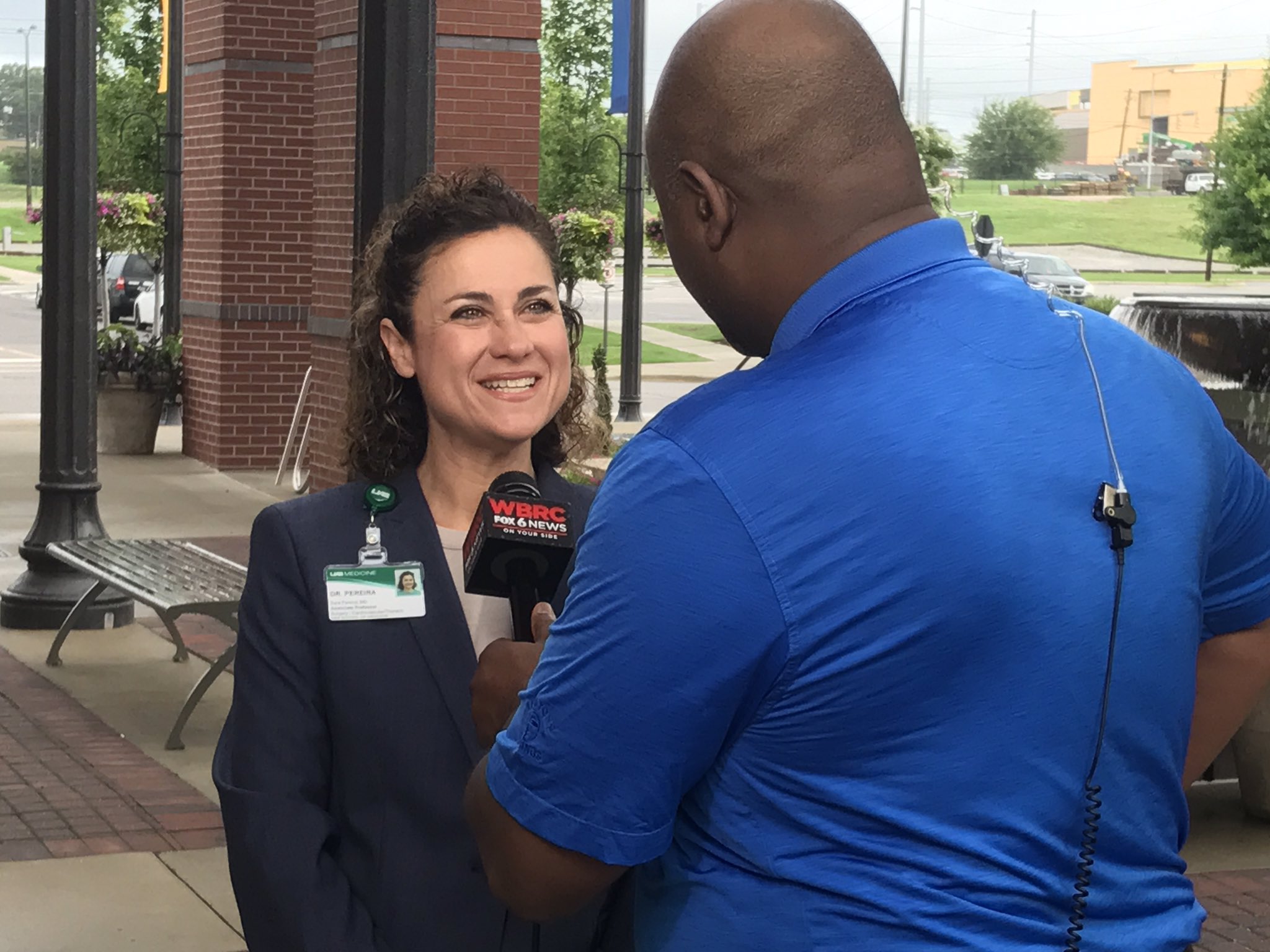 Dr. Sara Pereira talks heart disease with Jeh Jeh Pruitt on WBRC-TV's Good Day Alabama.