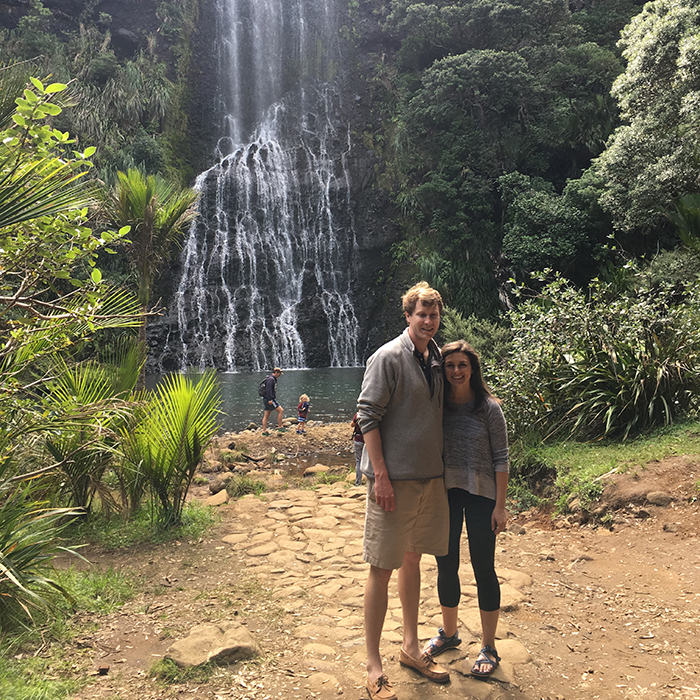 General surgery resident Dr. Margaux Mustian and her husband Will sightsee in Australia during their free time.