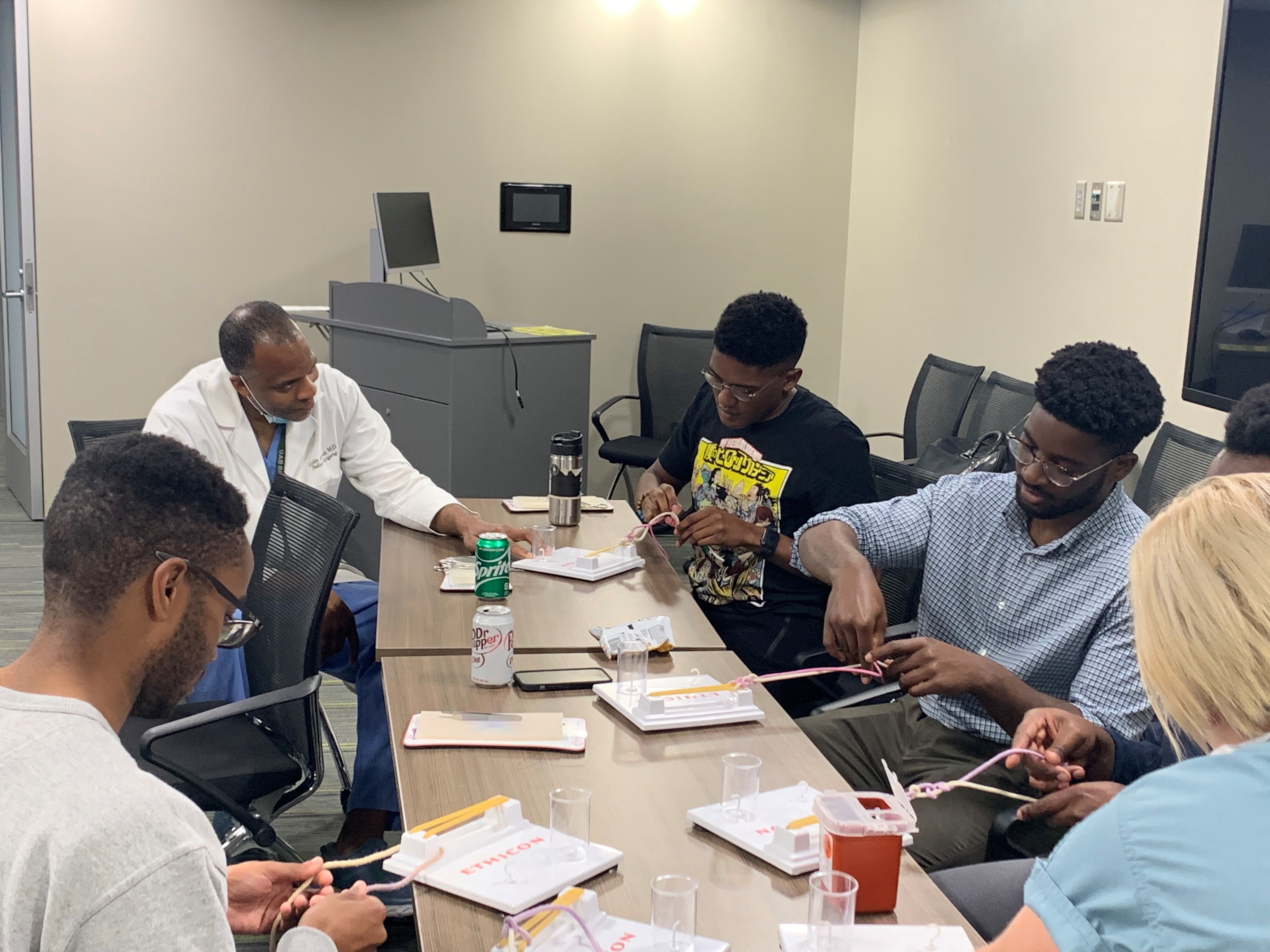 Hands on suturing