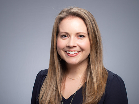 Headshot of Dr. Ashley Harms, PhD (Assistant Professor, Neurology), 2020.