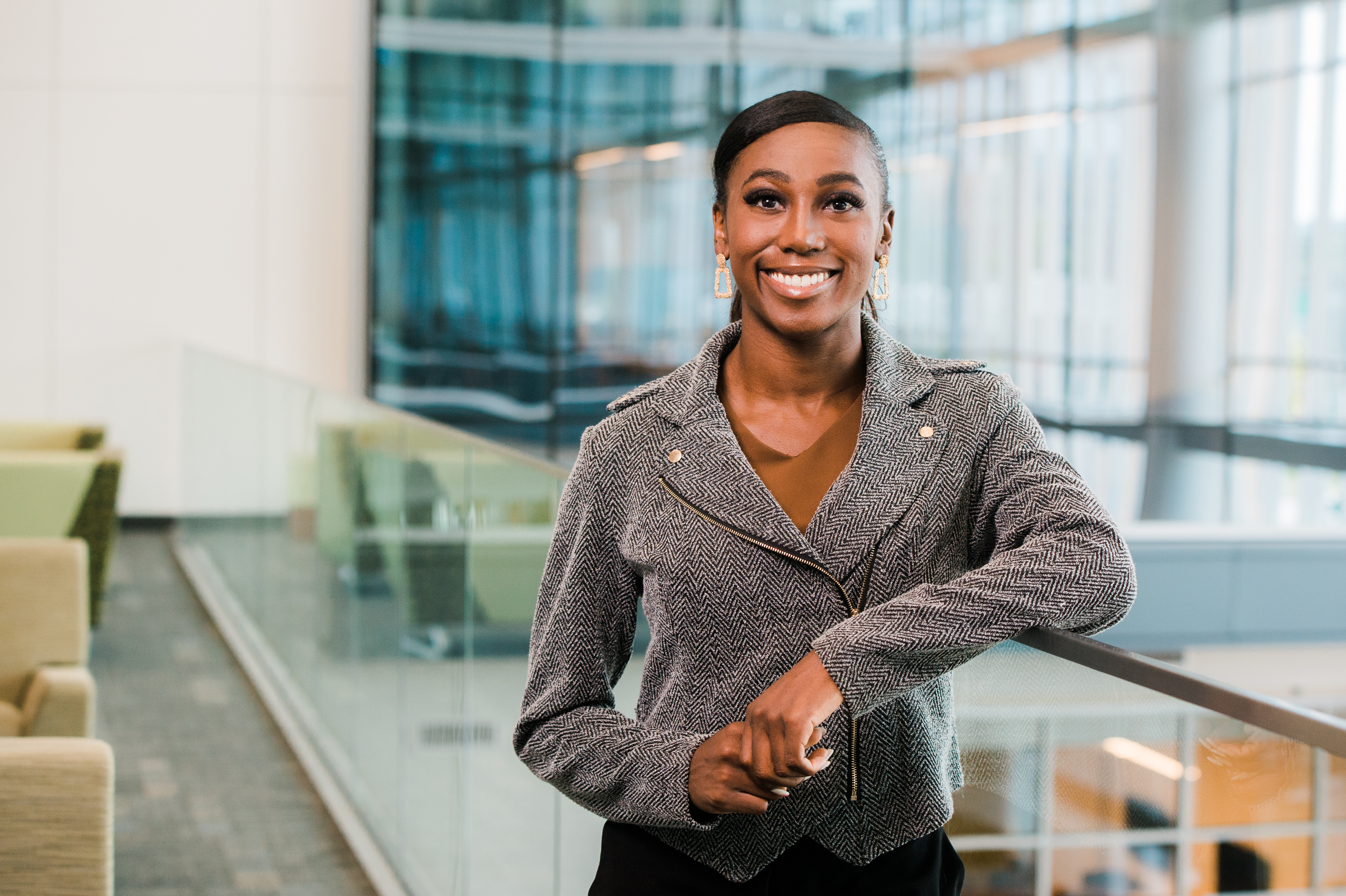 Environmental headshot of Karri Green (Program Manager I, Management, Information Systems, and Quantitative Methods), June 2022.