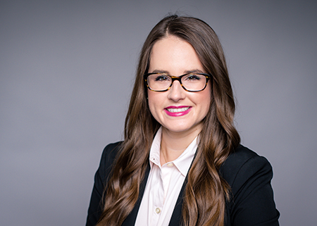 Head shot of Dr. Megan McMurray, PhD (Assistant Professor, Physical Medicine and Rehabilitation), 2019.