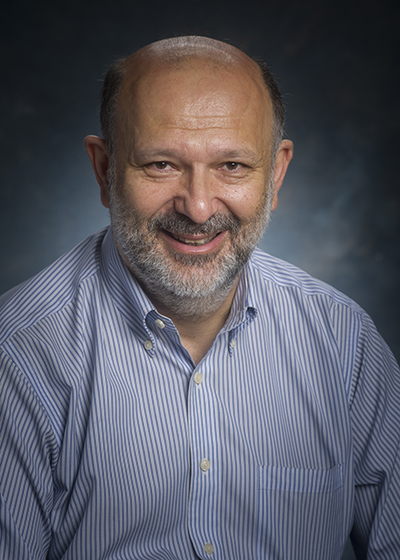 Head shot of Dr. Vladimir Parpura, MD, PhD (Professor, Neurobiology; Scientist, Civitan International Research Center and Center for Glial Biology in Medicine; Investigator, Evelyn F. McKnight Brain Institute; Director, Atomic Force Microscopy & Nanotechnology Laboratories), 2016.