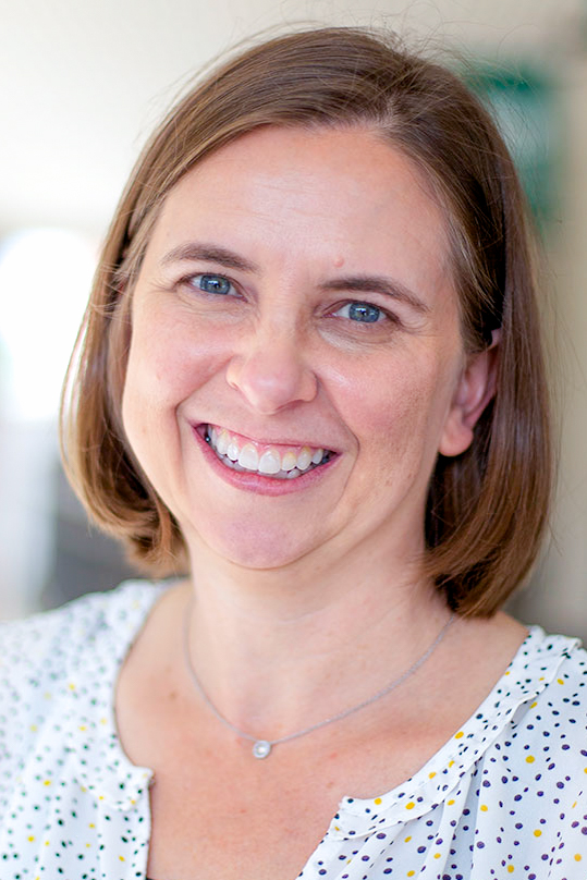 Environmental headshot of Dr. Kristine Hopkins, OD (Professor/Associate Dean, Optometry and Vision Science), 2019.