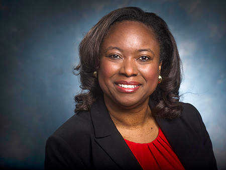 Head shot of Dr. Monica Baskin, PhD (Professor, Preventive Medicine), 2017.