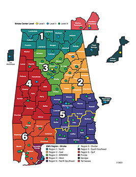 Map of Alabama