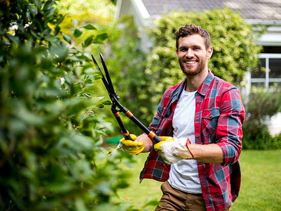 Stream yardwork safety