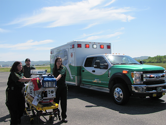 inside CCT ambulance 2