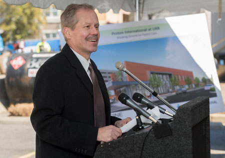 Proton Center Groundbreaking bonner