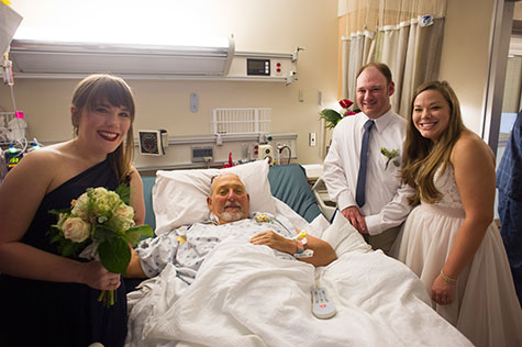 hospital wedding inside