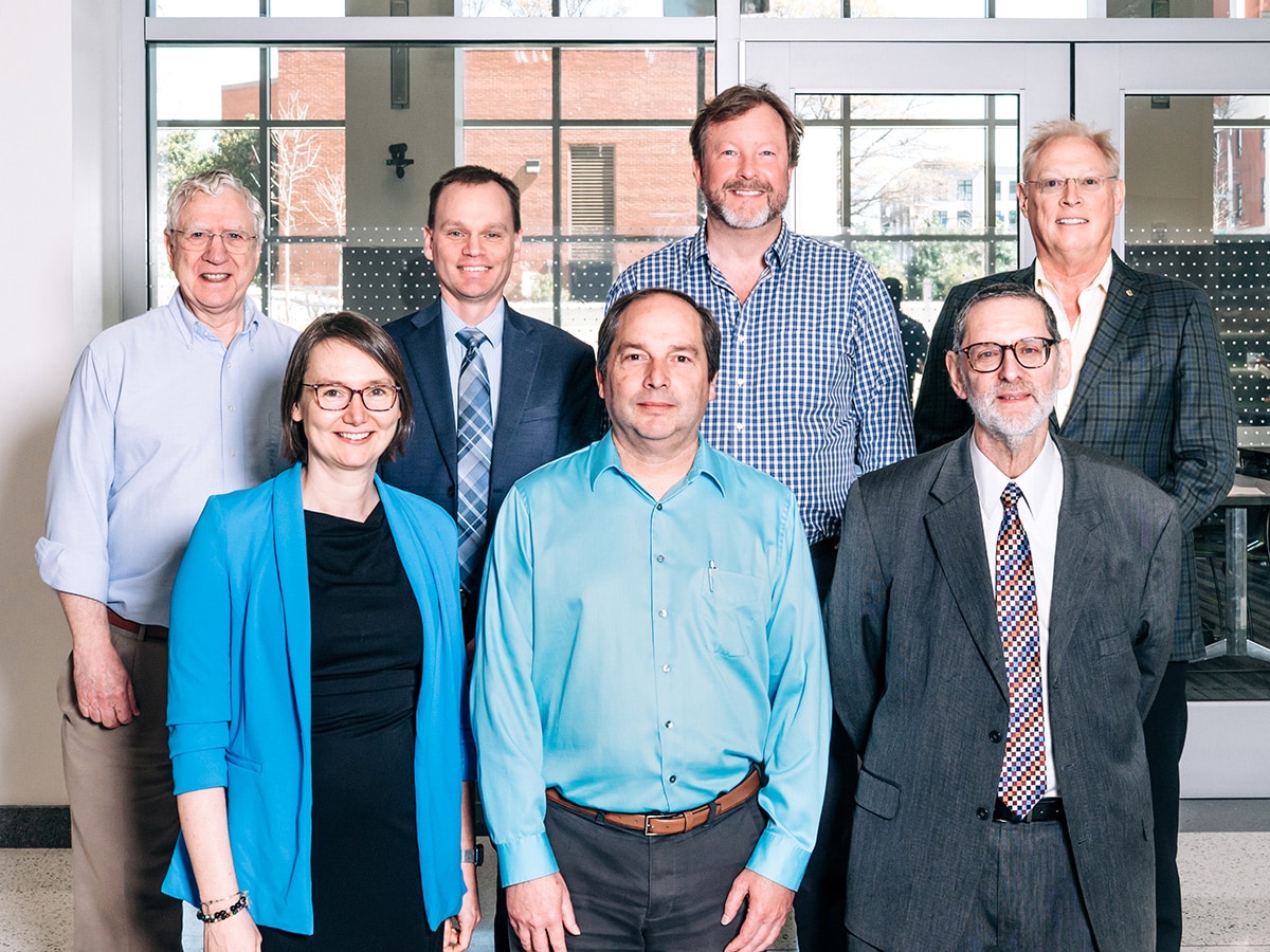 Interior group photo of UAB Vision Retreat Leadership Committee